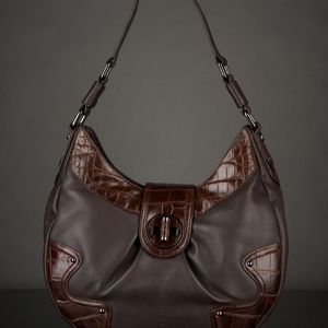 Black Leather  Satchel